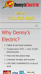 Mobile Screenshot of dennyselectricllc.com